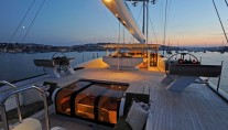 LADY B -  Aft Deck and Owners Cockpit